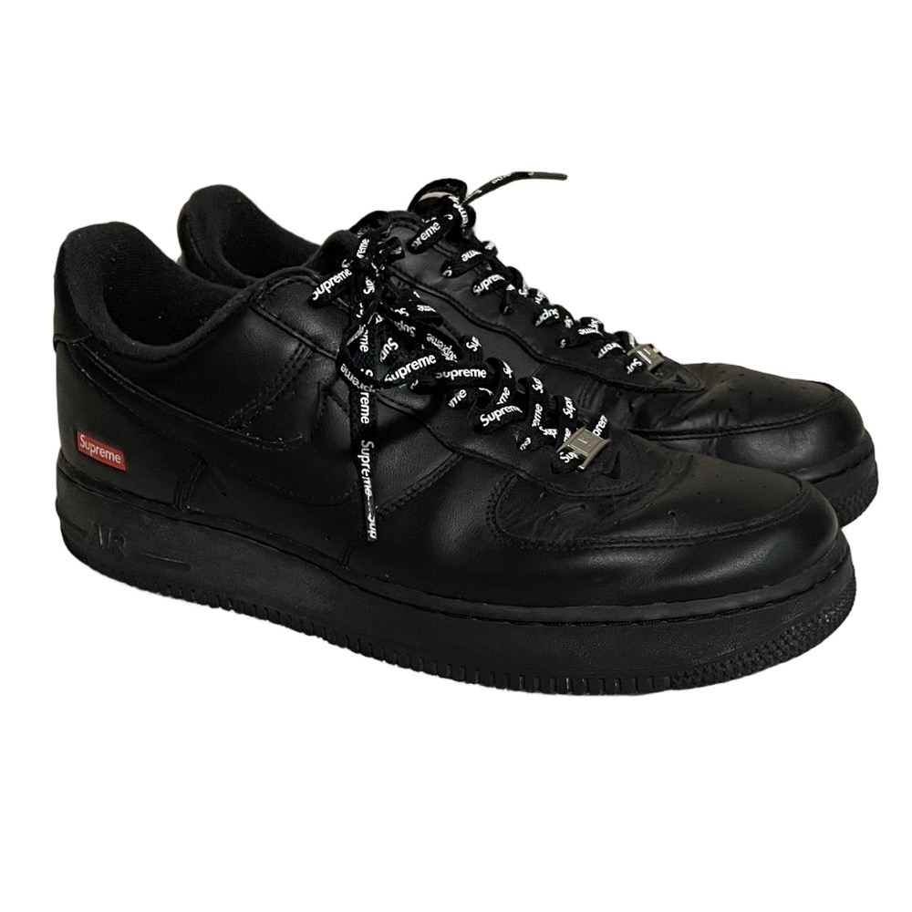 Supreme x Nike AF1 Black Runners Size 9.5